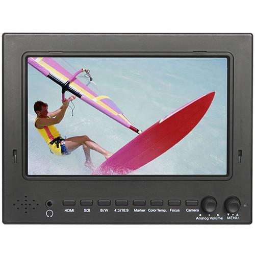 FeelWorld 7" IPS Lightweight 3G-SDI HDMI Field Monitor with Peaking & Sunshade