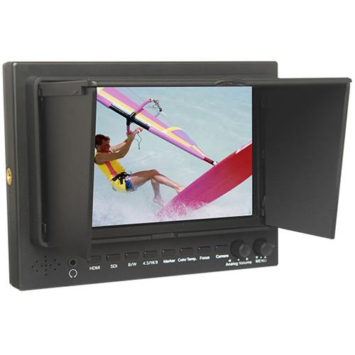 FeelWorld 7" IPS Lightweight 3G-SDI HDMI Field Monitor with Peaking & Sunshade