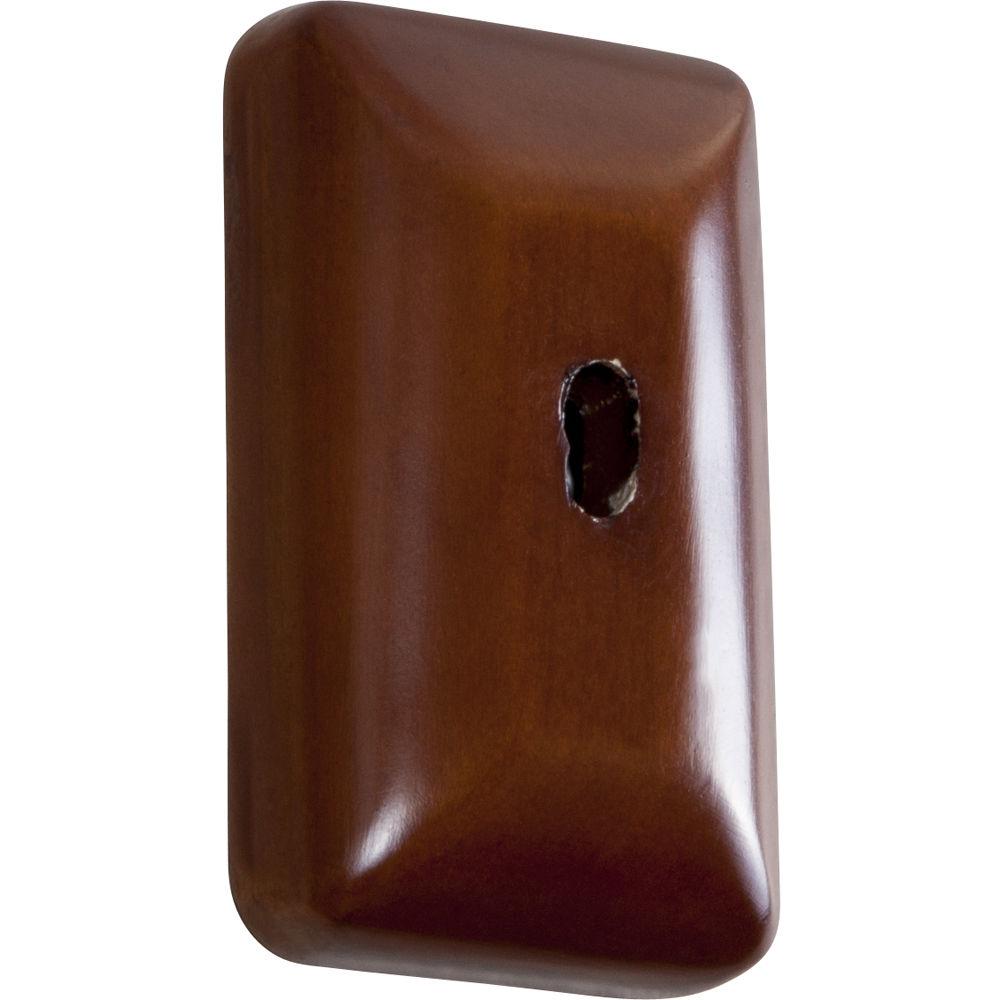 Gator Cases Wall-Mounted Guitar Hanger with Mahogany Mounting Plate