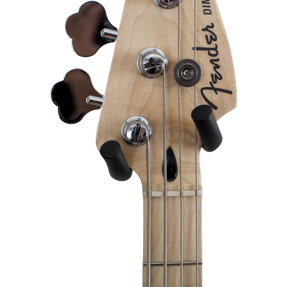 Gator Cases Wall-Mounted Guitar Hanger with Mahogany Mounting Plate