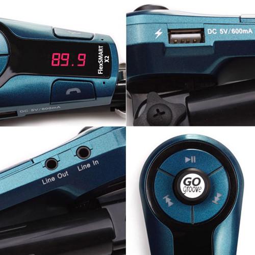 GOgroove FlexSMART X2 Mini Bluetooth FM Transmitter