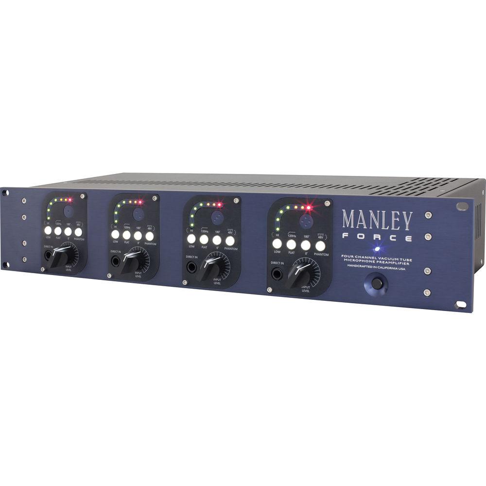 Manley Labs Force 4-Channel Vacuum Tube Microphone Preamplifier, Manley, Labs, Force, 4-Channel, Vacuum, Tube, Microphone, Preamplifier