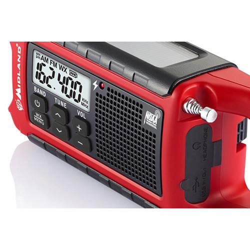 Midland E Ready ER210 Emergency Crank Weather Alert Radio