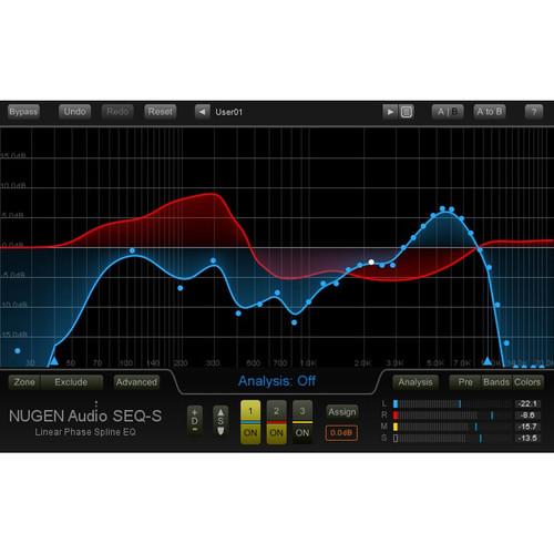 NuGen Audio SEQ-ST - Stereo Linear-Phase Spline EQ Plug-In