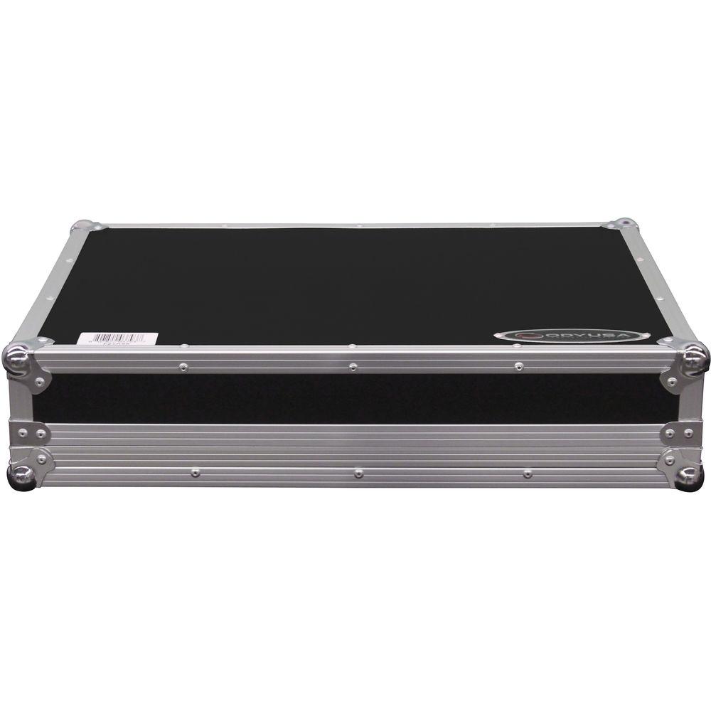 Odyssey Innovative Designs Flight Zone Low Profile Case with Shallow Bottom Reverse Lid for Traktor Kontrol S8 DJ Controller