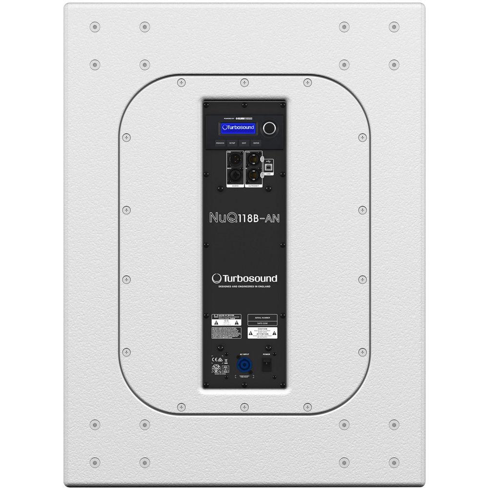 Turbosound NuQ118B-AN 3000W 18" Band-Pass Subwoofer with KLARK TEKNIK DSP Technology and ULTRANET Networking
