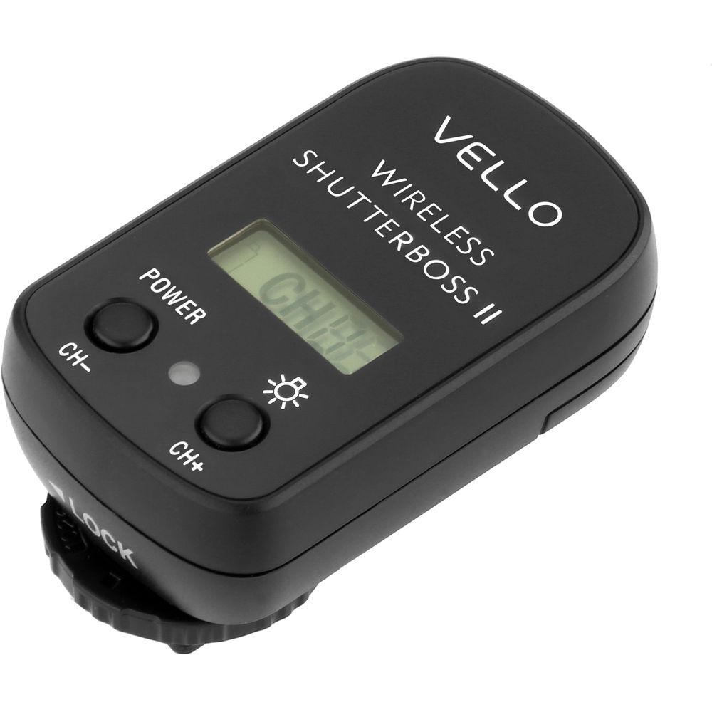 Vello Wireless ShutterBoss II Remote Switch with Digital Timer for Sony Multi-Terminal