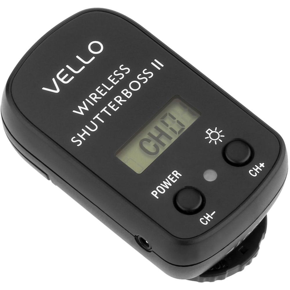 Vello Wireless ShutterBoss II Remote Switch with Digital Timer for Sony Multi-Terminal