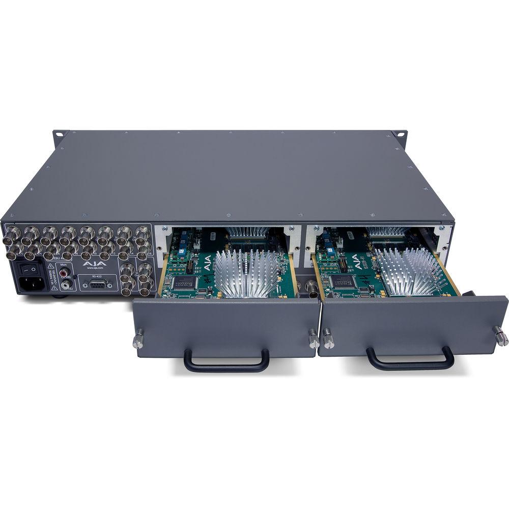 AJA Corvid Ultra External 2RU Chassis Video Processor with Two TruScale Cards