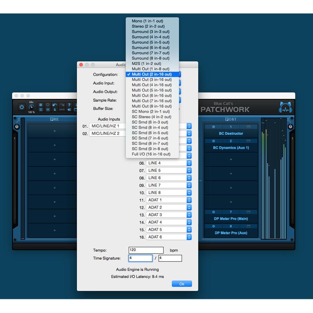 Blue Cat Audio PatchWork Virtual Patchbay for Audio Plug-Ins