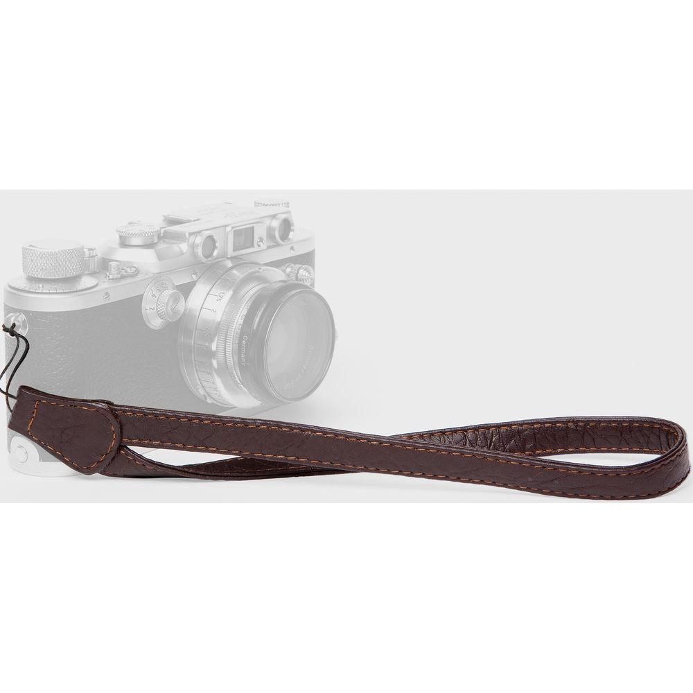 Cecilia Gallery Leather Camera Wrist Strap with Cord Tether