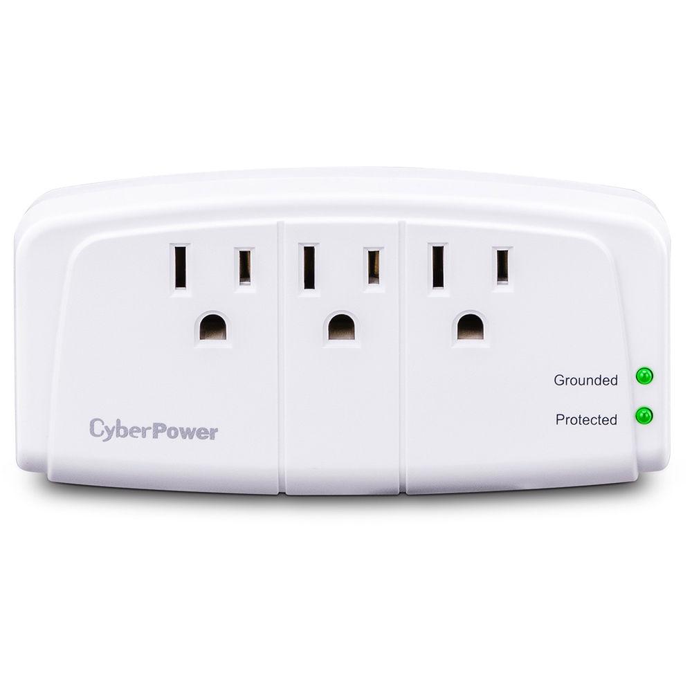 CyberPower Essential 3-Outlet Wall Tap Surge Protector