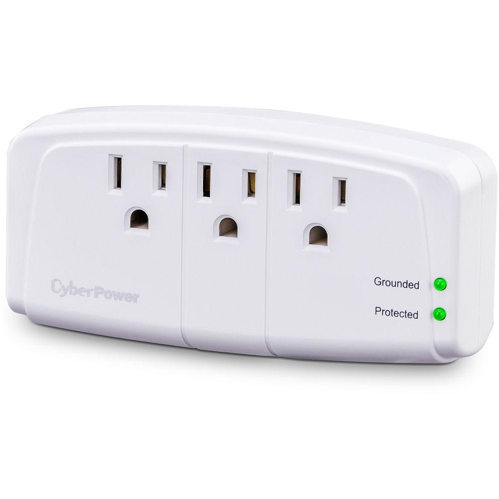 CyberPower Essential 3-Outlet Wall Tap Surge Protector