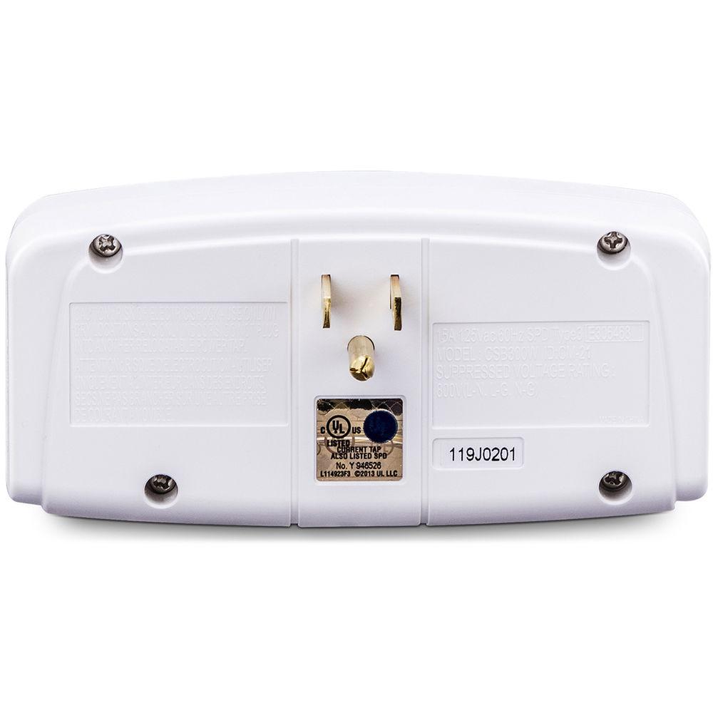 CyberPower Essential 3-Outlet Wall Tap Surge Protector
