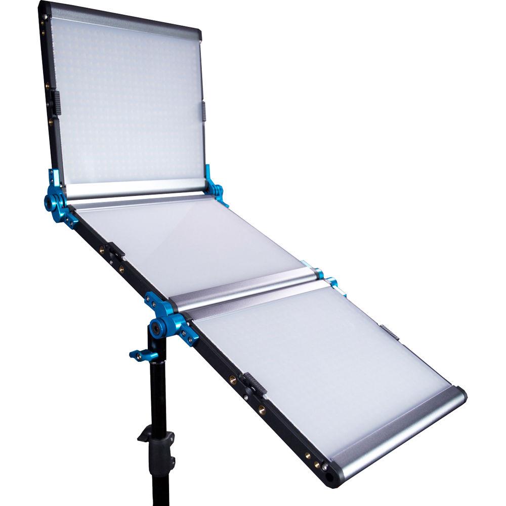 Dracast Silver Series LED1500 Daylight Foldable Panel with V-Mount Battery Plate