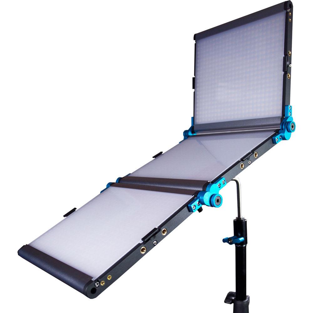 Dracast Silver Series LED1500 Daylight Foldable Panel with V-Mount Battery Plate