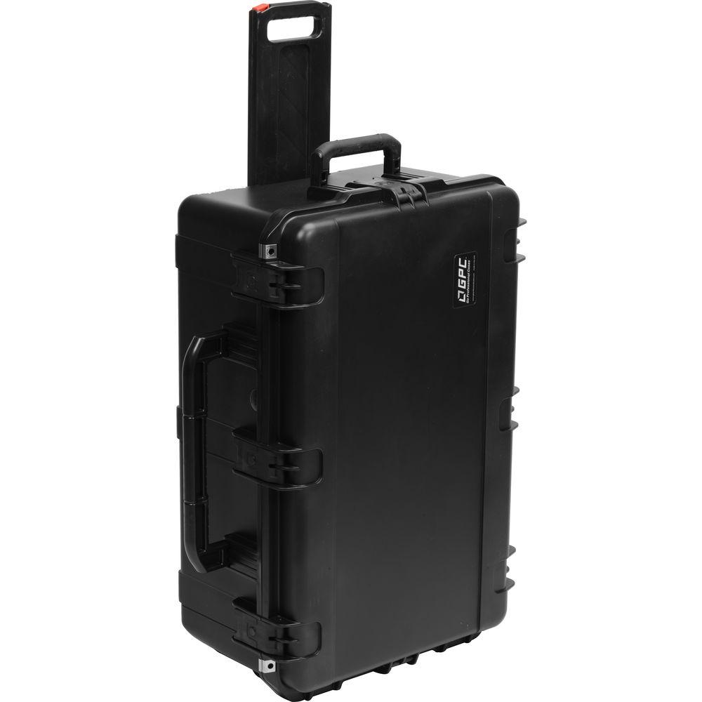 Go Professional Cases GPC-DJI-INSPIRE-1-T-X5 Watertight Hard Case with Wheels for DJI Inspire 1 in Travel Mode