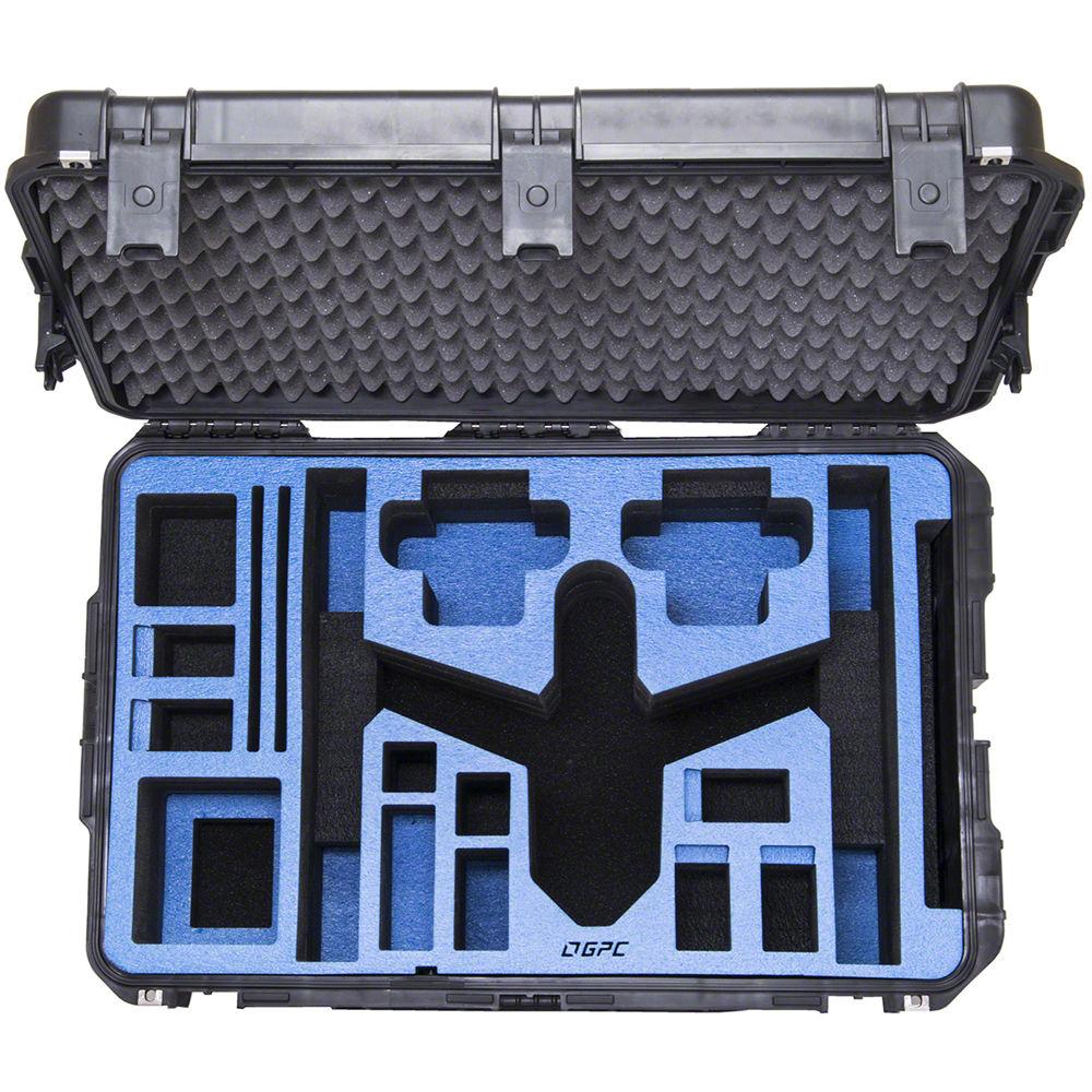 Go Professional Cases GPC-DJI-INSPIRE-1-T-X5 Watertight Hard Case with Wheels for DJI Inspire 1 in Travel Mode