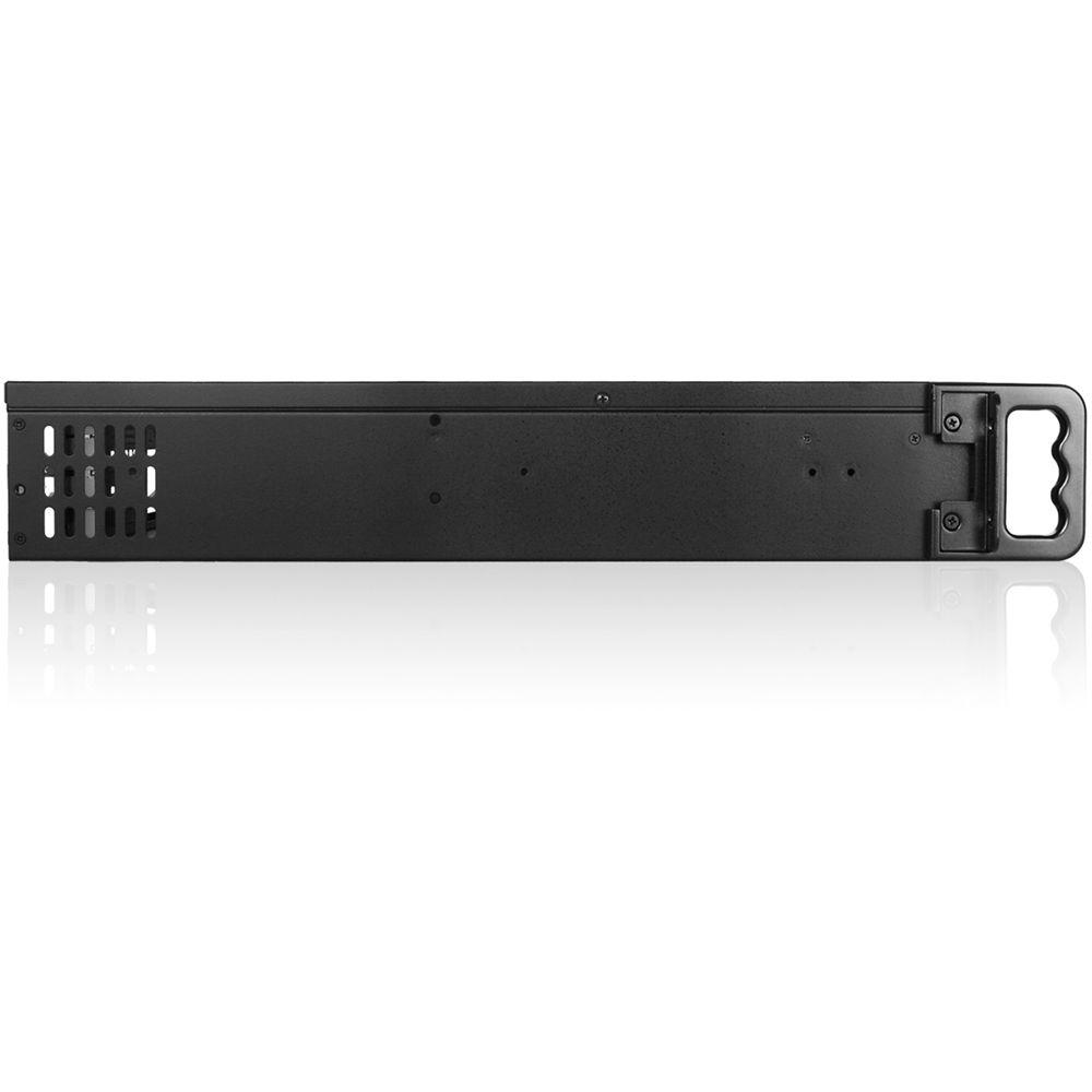 iStarUSA D-200 2 RU Compact Stylish Rackmount Chassis with 750W Redundant Power Supply