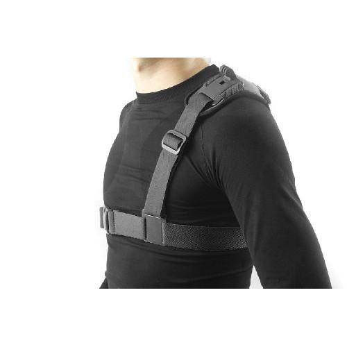 MegaGear Chest Shoulder Strap Mount for GoPro with Cleaning Cloth