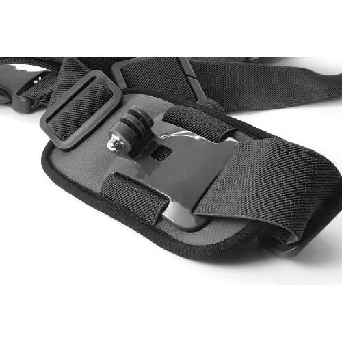 MegaGear Chest Shoulder Strap Mount for GoPro with Cleaning Cloth