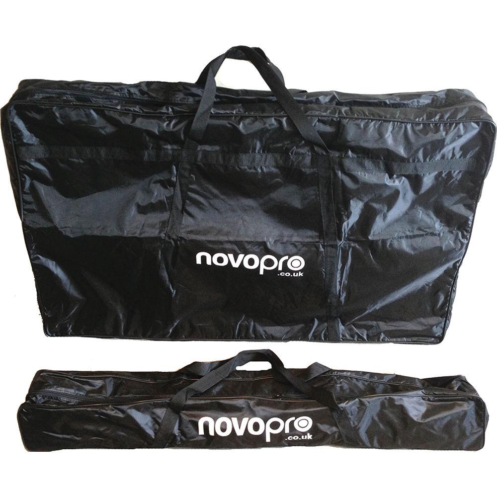 Novopro SDX Foldable DJ Booth with Lighting Bar and Podium Stands