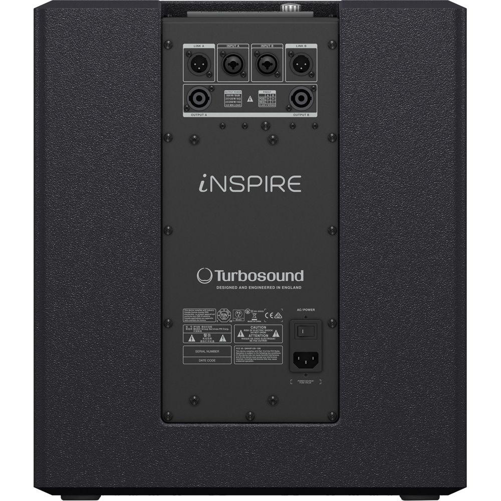 Turbosound iNSPIRE 1000W Powered 12" Subwoofer with Dual Amplifier