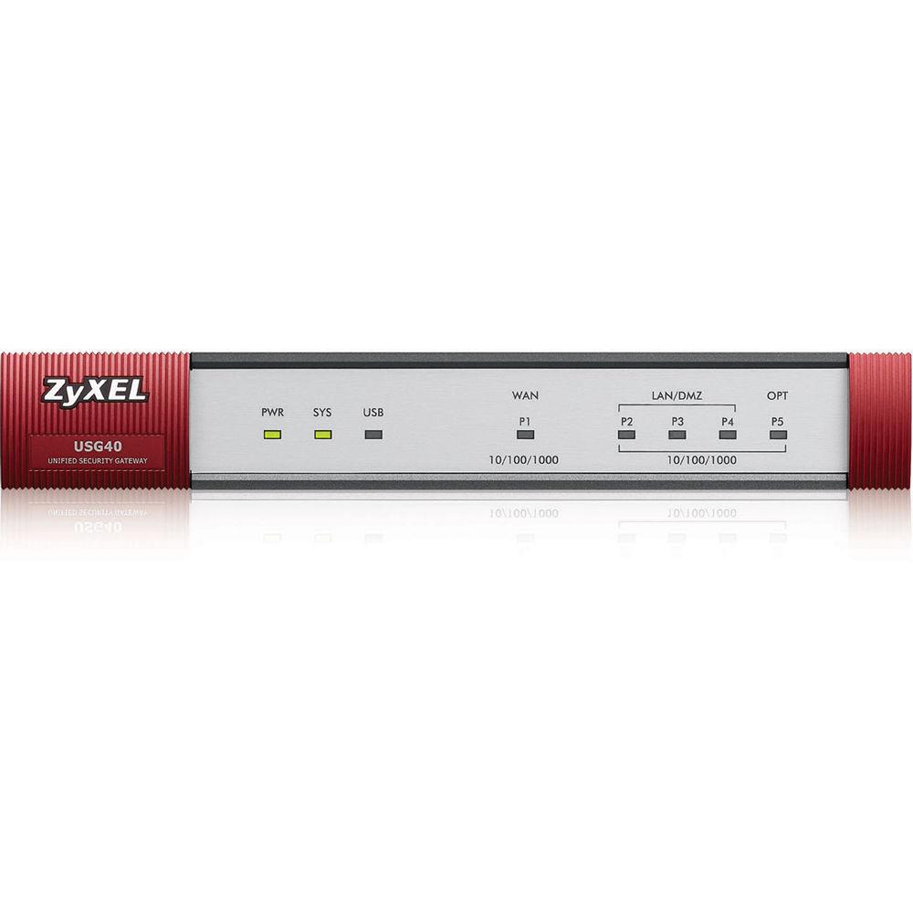 ZyXEL USG40 Performance Series Unified Security Gateway, ZyXEL, USG40, Performance, Series, Unified, Security, Gateway