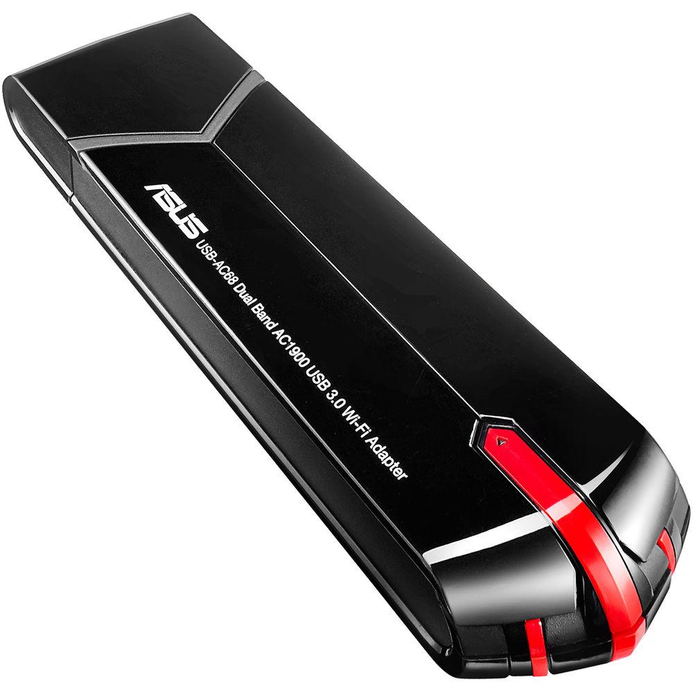 ASUS USB-AC68 AC1900 Dual-Band USB 3.1 Gen 1 Wi-Fi Adapter