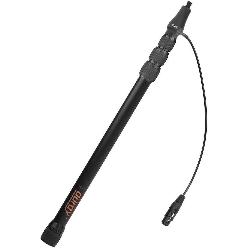Auray ABP-47B Aluminum Telescoping Boom Pole with Integrated XLR Cable
