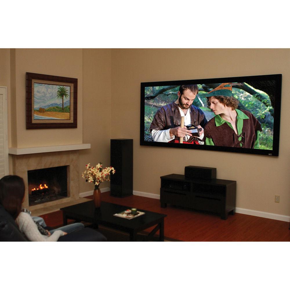 Elite Screens CURVE150WH2 Lunette 2 73.5 x 130.7" Fixed Frame Projection Screen