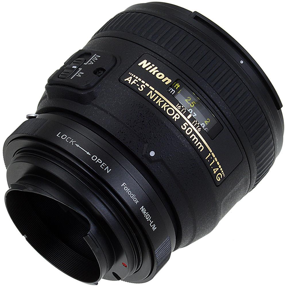 FotodioX Lens Mount Adapter for Nikon G-Type F-Mount Lens to Leica M-Mount Camera