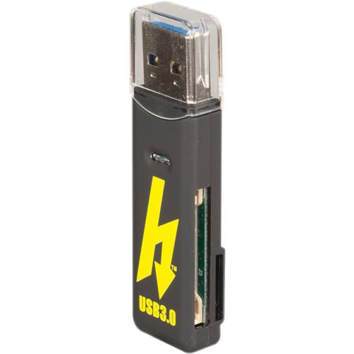 Hoodman Compact USB 3.1 Gen 1 SD & microSD Card Reader