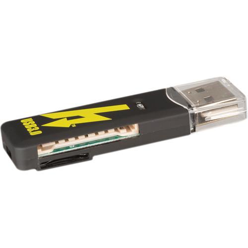 Hoodman Compact USB 3.1 Gen 1 SD & microSD Card Reader