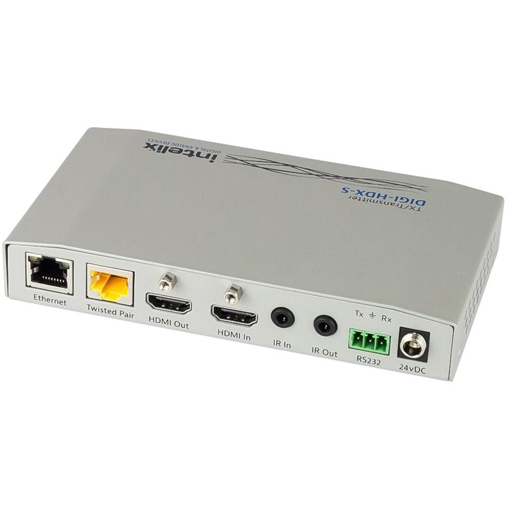 Intelix HDMI Extender Transmitter Unit over HDBaseT with Ethernet, RS232, Bi-Directional IR, and PoE