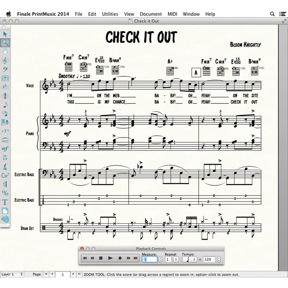 MakeMusic Finale PrintMusic Notation and Composition Software