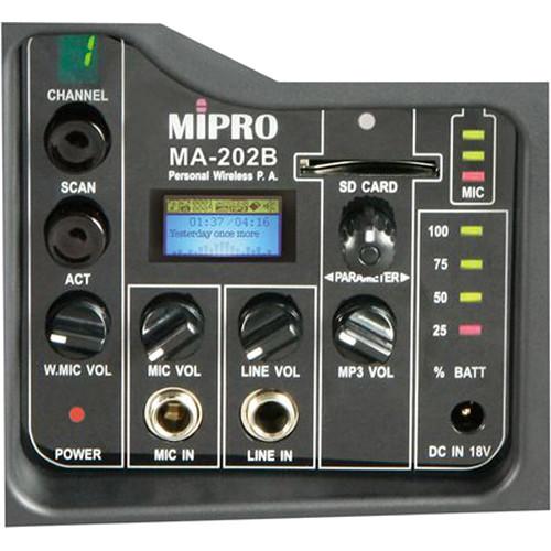 MIPRO MA-202B Single-Channel Personal Wireless PA System