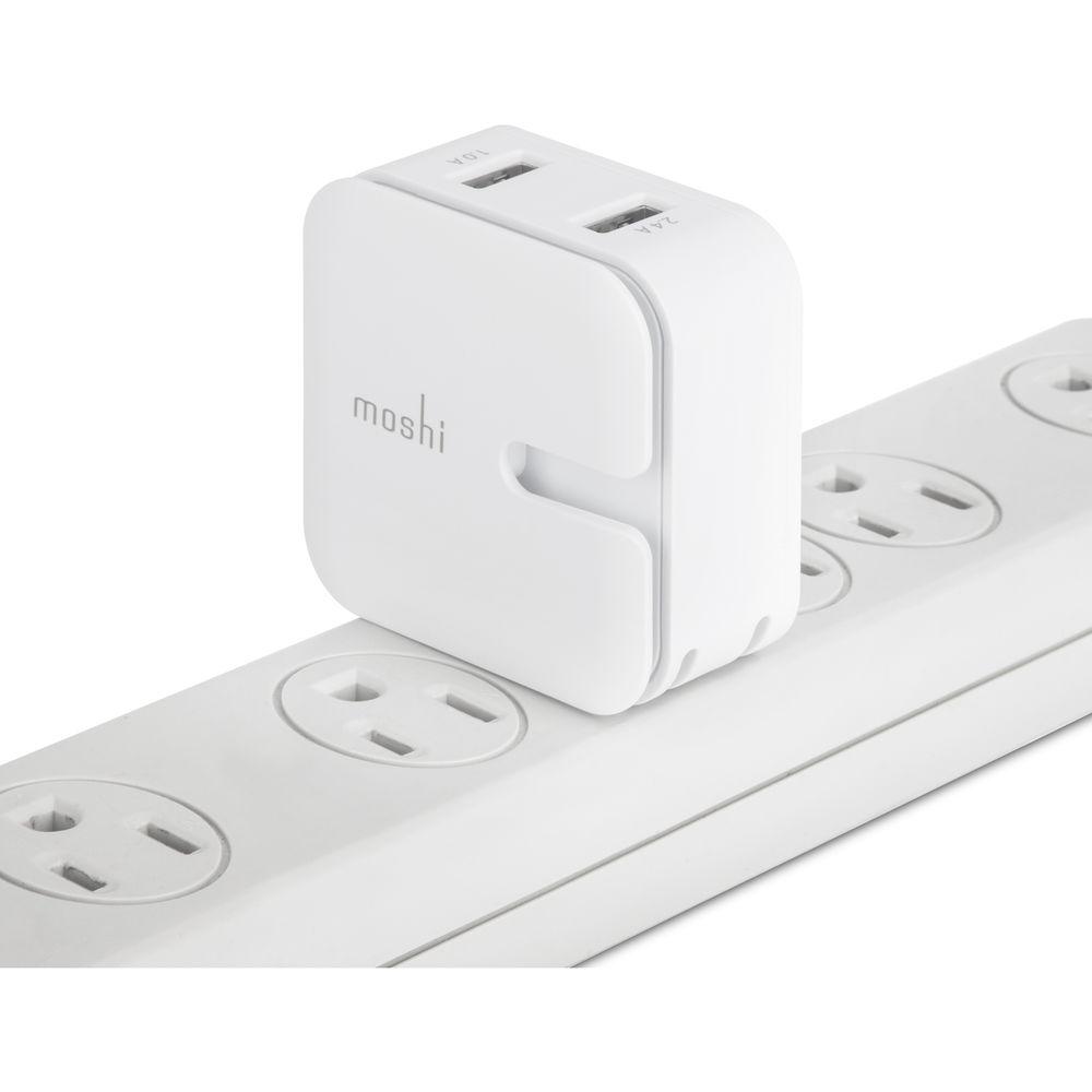 Moshi Rewind 2 Dual-Port USB Wall Charger