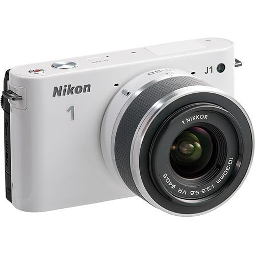 Nikon 1 J1 Mirrorless Digital Camera with 10-30mm VR Zoom Lens - Refurbished