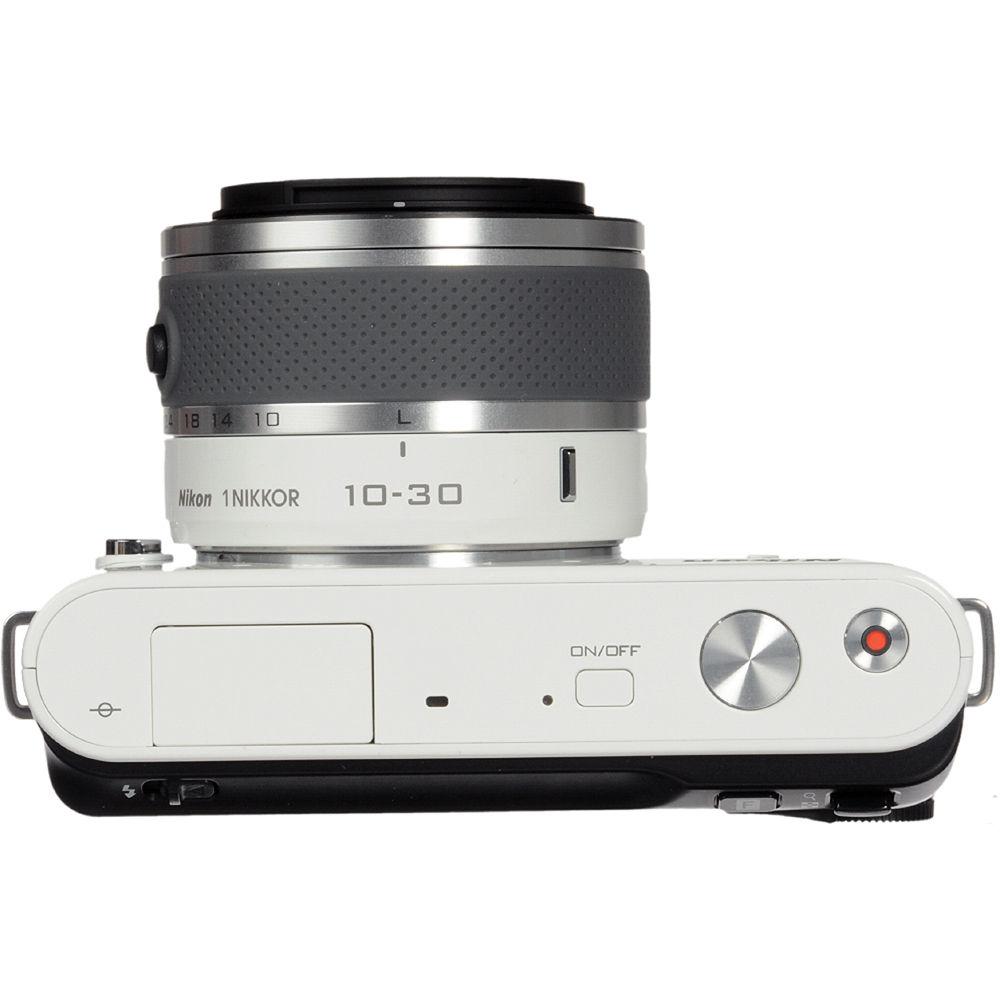 Nikon 1 J1 Mirrorless Digital Camera with 10-30mm VR Zoom Lens - Refurbished