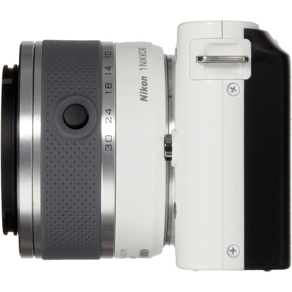 Nikon 1 J1 Mirrorless Digital Camera with 10-30mm VR Zoom Lens - Refurbished