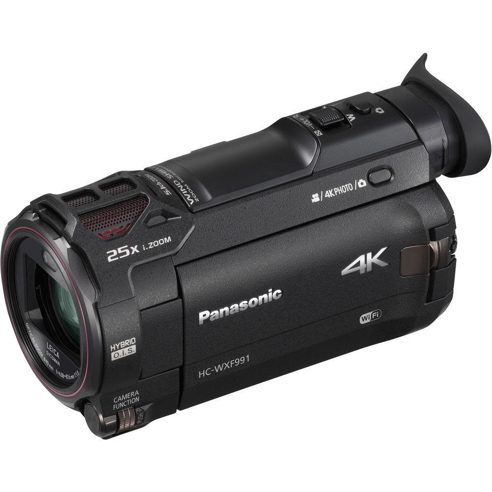 Panasonic HC-WXF991K 4K Ultra HD Camcorder with Twin Camera