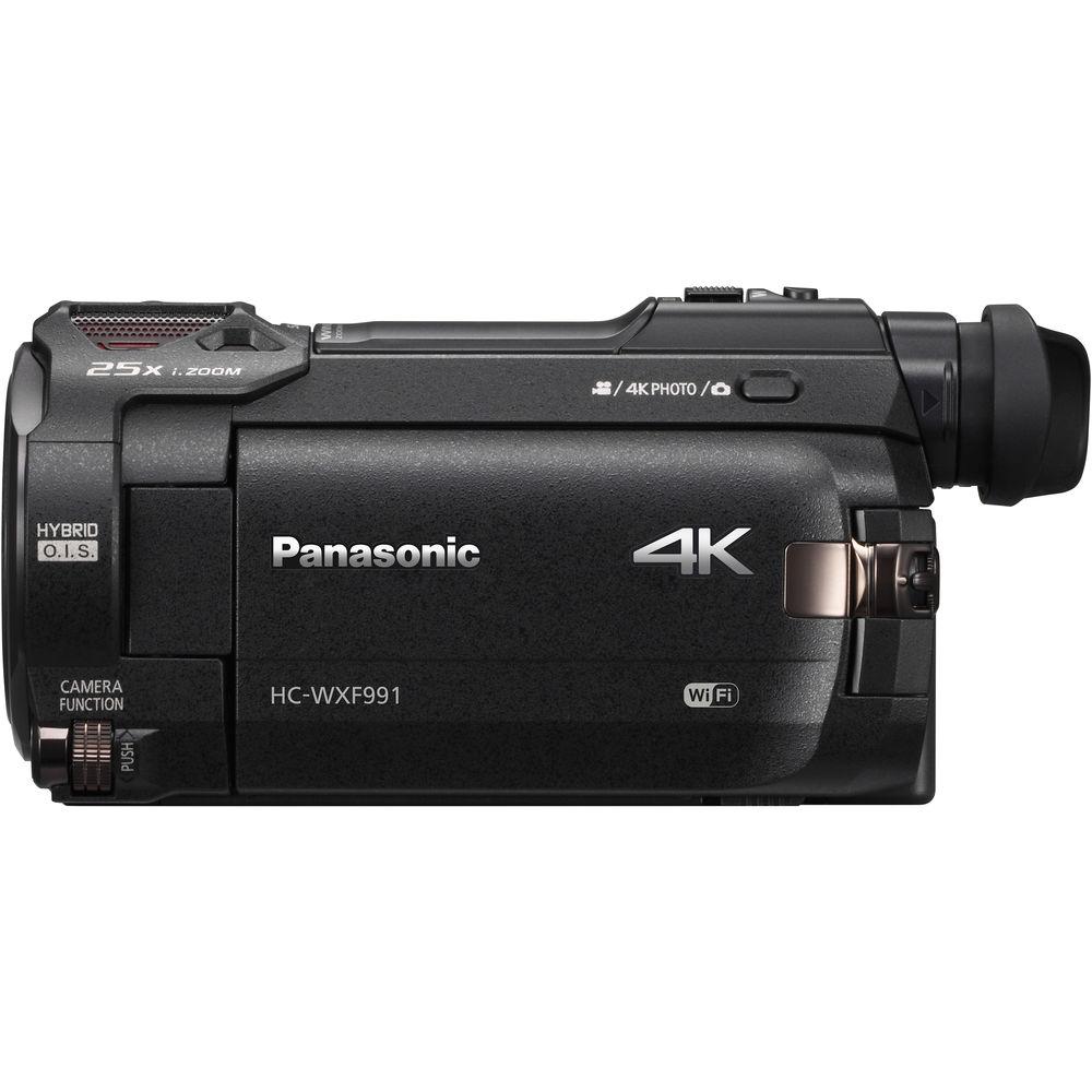 Panasonic HC-WXF991K 4K Ultra HD Camcorder with Twin Camera