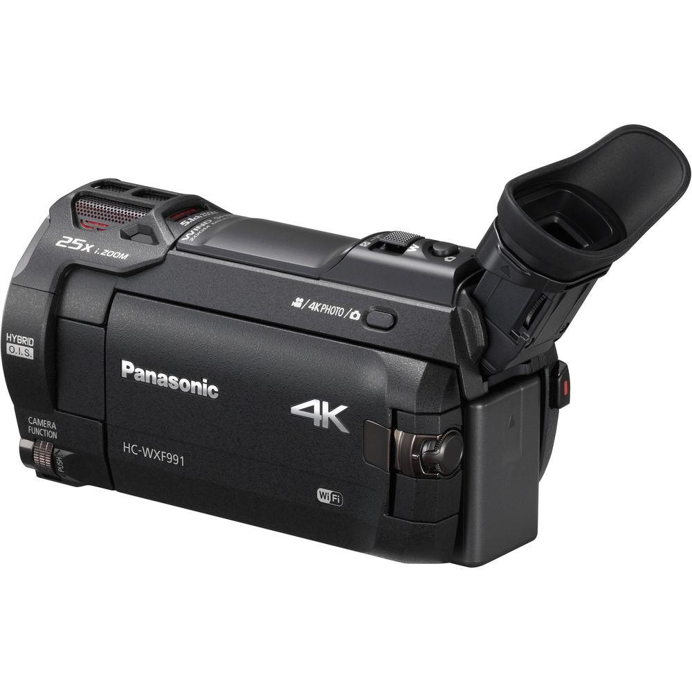 Panasonic HC-WXF991K 4K Ultra HD Camcorder with Twin Camera