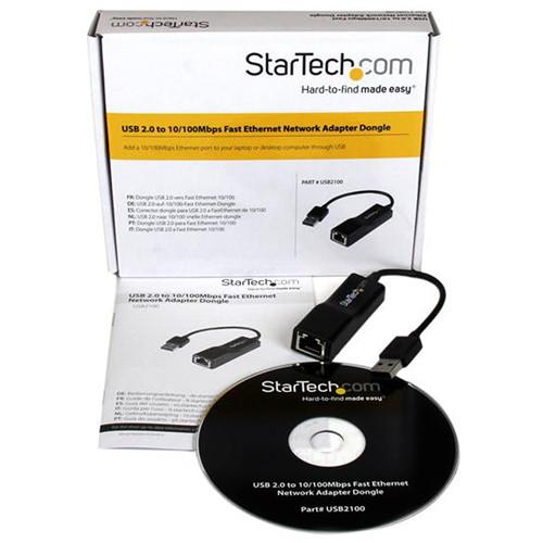 StarTech USB 2.0 to 10 100 Mbps Ethernet Network Adapter Dongle