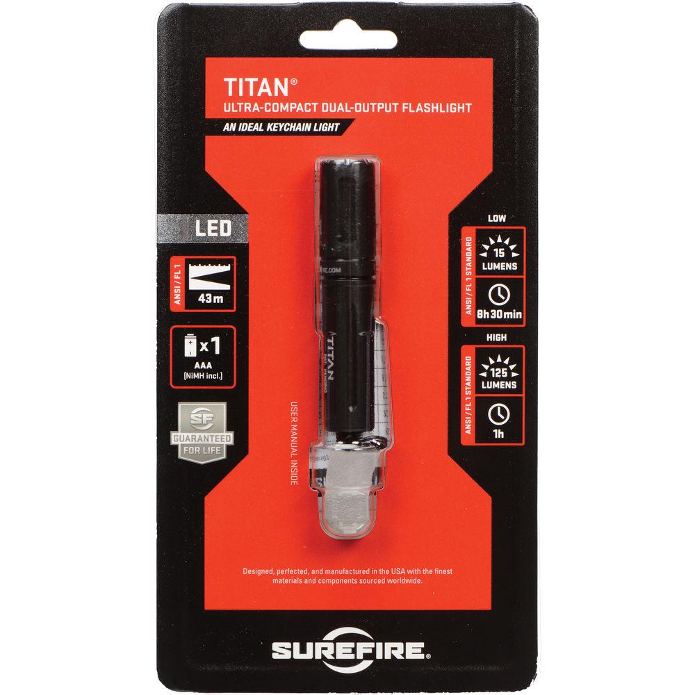 SureFire Titan Ultra-Compact Dual-Output LED Flashlight