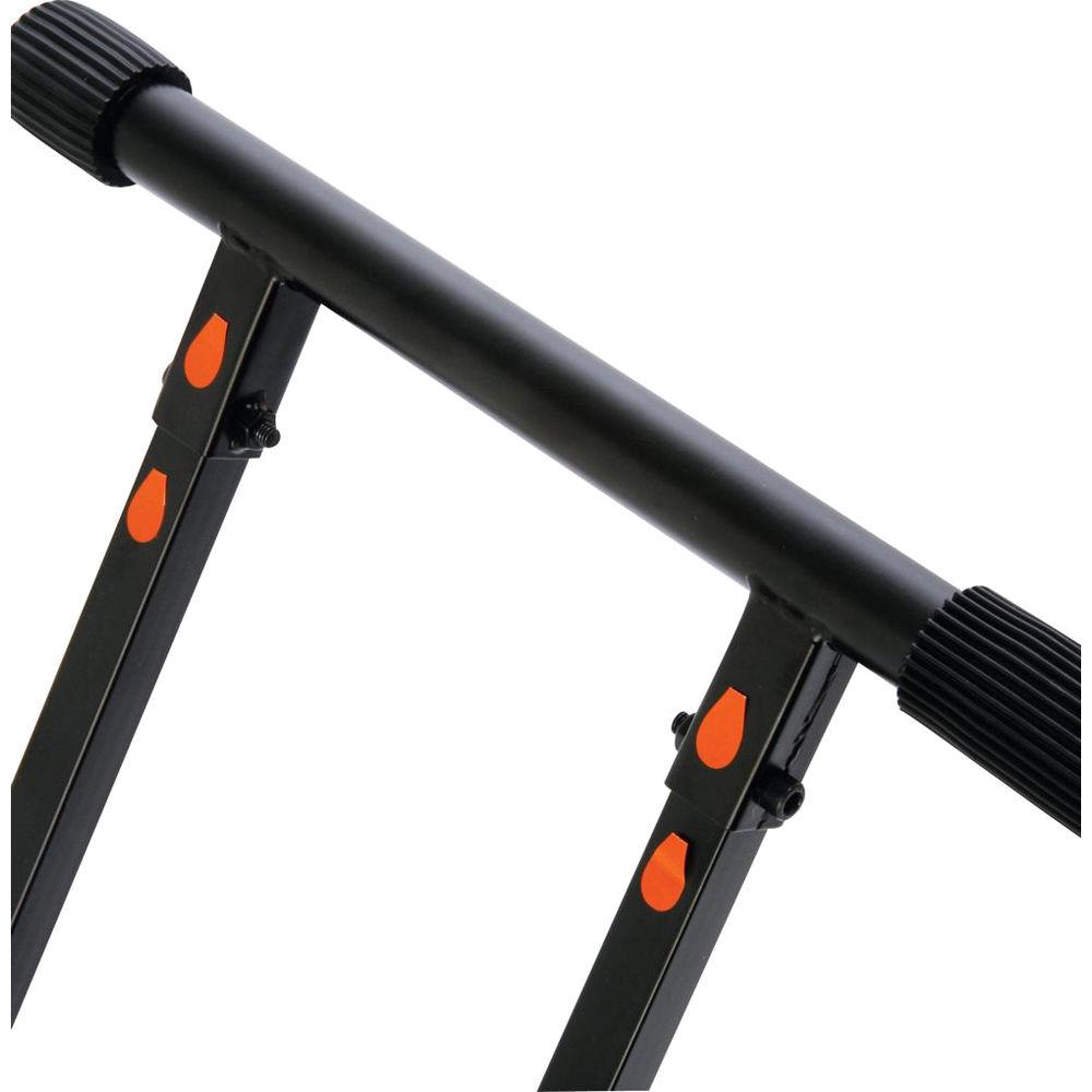 On-Stage KS8391 Double-X Lok-Tight Quiksqueeze Keyboard Stand