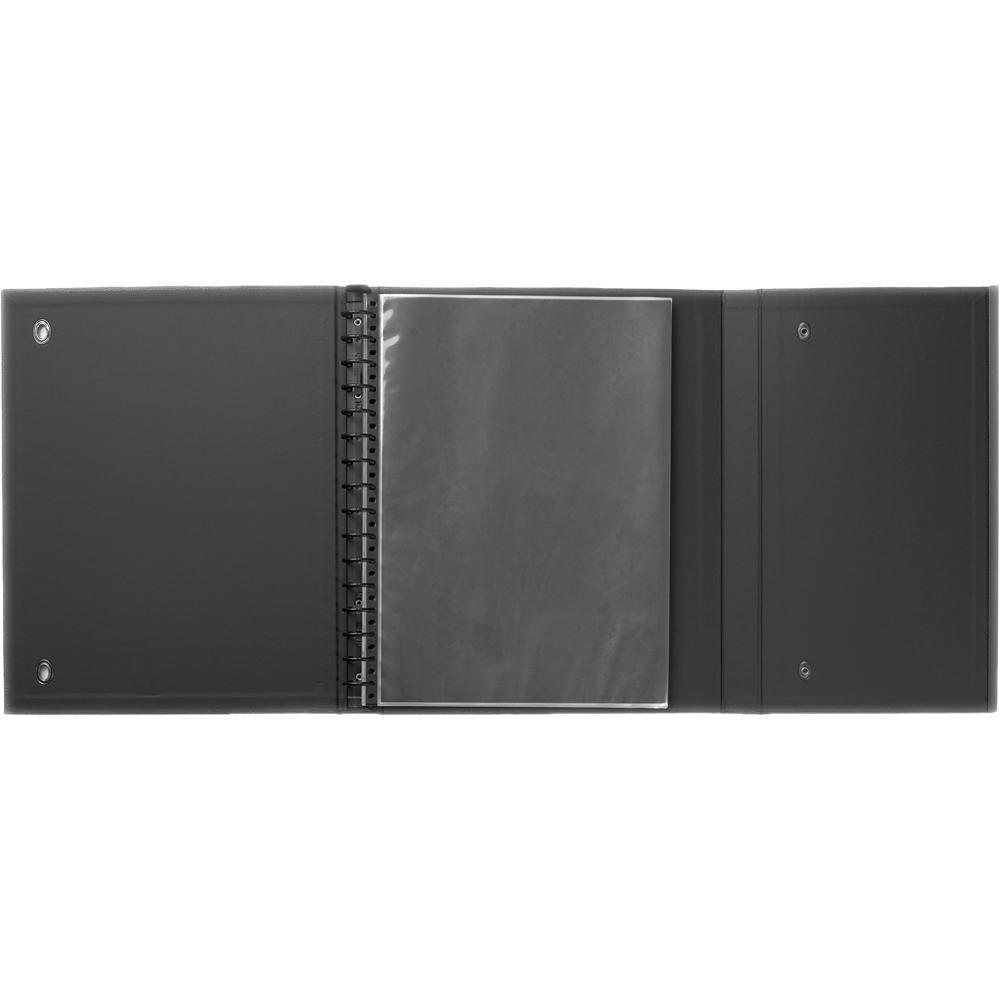 Prat Classic Easel Binder - 8.5 x 11" - Black - Ten Pages