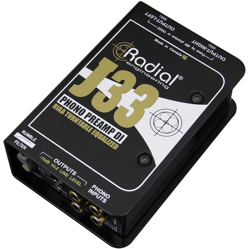 Radial Engineering J33- Turntable Preamp and Direct Box