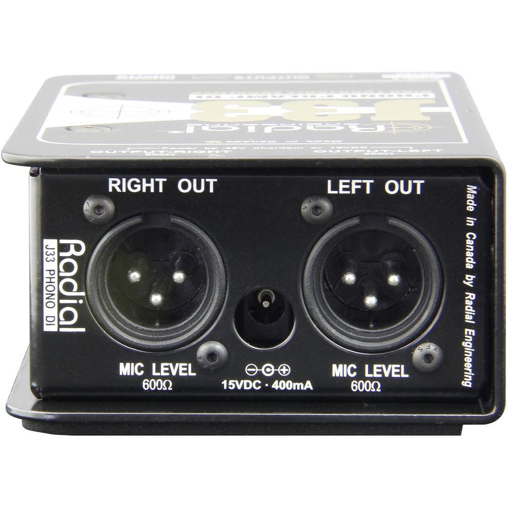 Radial Engineering J33- Turntable Preamp and Direct Box